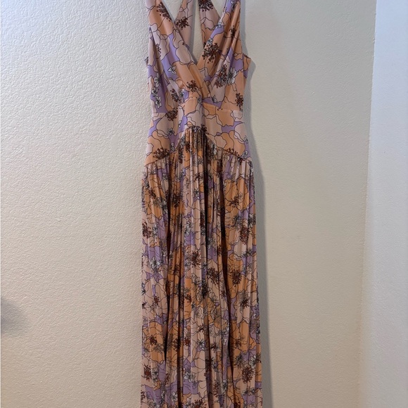 Reiss Corrine Floral Printed Midi Dress Size 4 - Picture 2 of 6